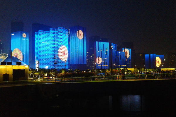 中國“夜景”最撩人的城市，是用LED透明屏就能打造出來